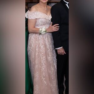 Blush pink gown
